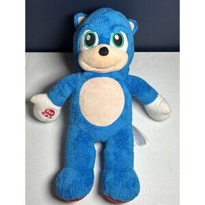 Build A Bear Sonic The Hedgehog Movie 17" Stuffed Plush Sega 2019 - USED